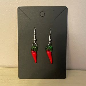 handmade chili pepper earrings (BOGO FREE)